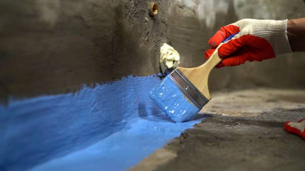 Crawl space vapor barrier installation in Danville, IL